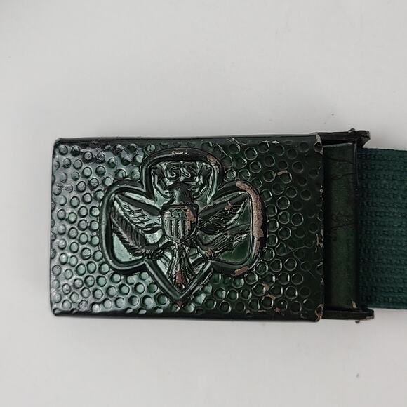 Vintage Girl Scout Insignia Belt, size Medium, vguc - Picture 1 of 6